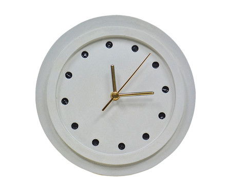 Relógio de Parede em Cimento Ray - Cinza | WestwingNow
