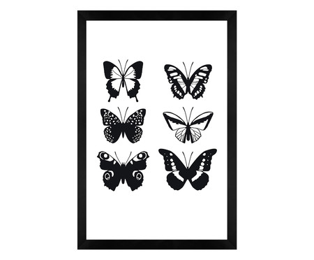 Quadro com Vidro Butterfly - 30x45cm | WestwingNow