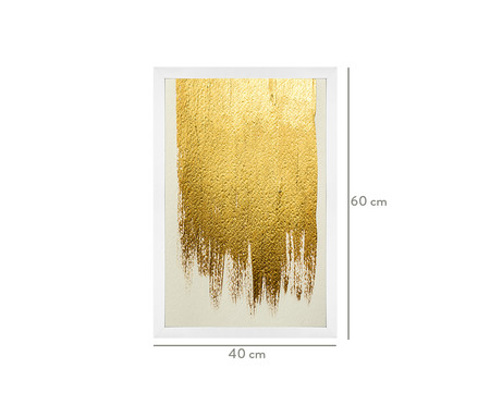 Quadro com Vidro Golden - 40x60cm | WestwingNow