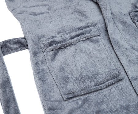 Roupão Fleece - Cinza | WestwingNow