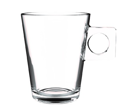 Caneca em Vidro Campeche - Transparente