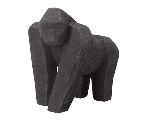 Escultura Gorila - Preto, Preto | WestwingNow