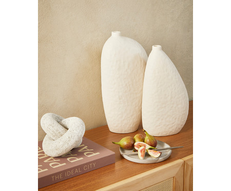Vaso em Cerâmica Ana - Branco | WestwingNow