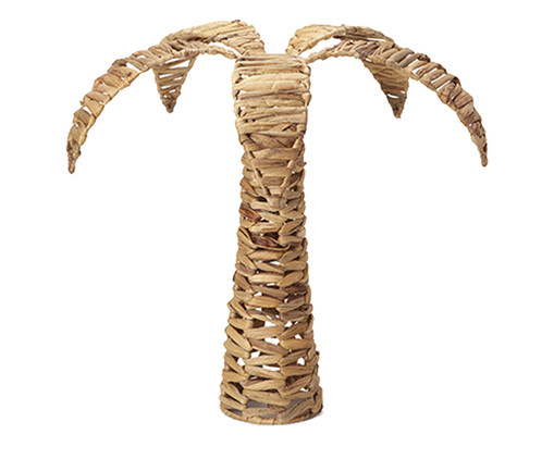 Adorno Palmeira em Fibra Natural Isabelle- Bege, Bege | WestwingNow