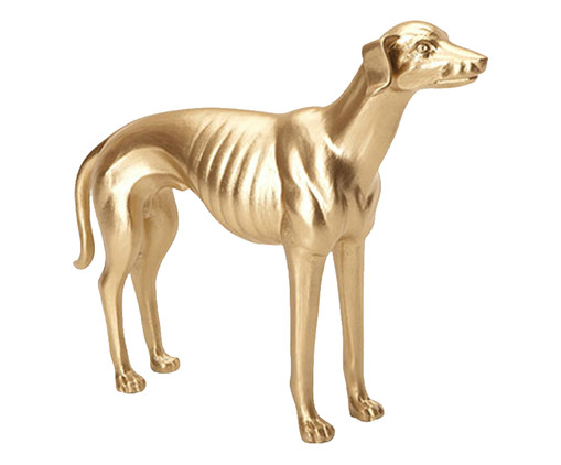 Adorno Cachorro - Dourado, Dourado | WestwingNow