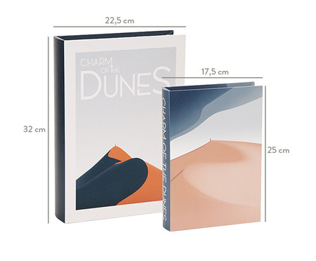 Jogo de Book Box Charm of The Dunes | WestwingNow