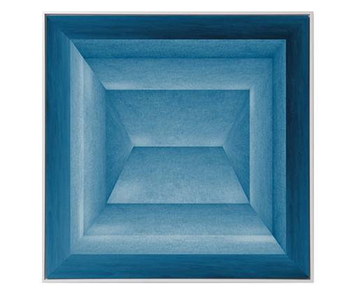 Quadro em Canvas Jasmine Azul - 70x70 cm, Azul | WestwingNow