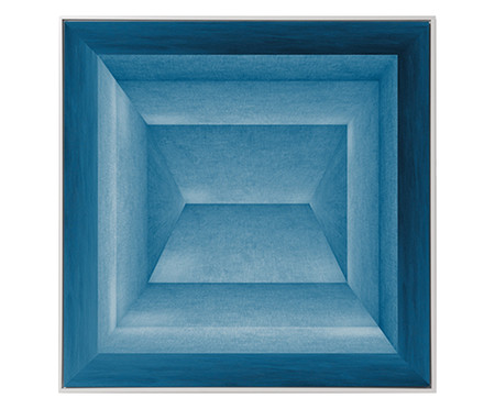 Quadro em Canvas Jasmine Azul - 70x70 cm | WestwingNow