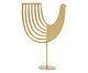 Escultura Pássaro Grazi l - Dourado, Dourado | WestwingNow