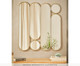 Espelho de Parede Tamires - 90x80 cm, Dourado | WestwingNow