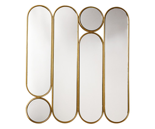Espelho de Parede Tamires - 90x80 cm, Dourado | WestwingNow