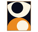 Quadro em Canvas Kristi - 80x65cm, Preto e Laranja | WestwingNow