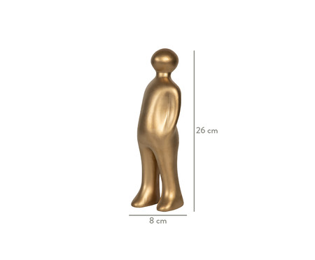 Adorno em Cerâmica Alisson - Dourado | WestwingNow