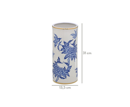 Vaso em Cerâmica Henrique -  Branco | WestwingNow
