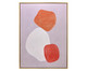 Quadro em Canvas Vinicius - 79x58cm, Cinza e Laranja e Branco | WestwingNow
