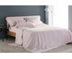 Jogo de Cobre Leito Cetim Damask Square - 300 Fios, Rosa Pluma | WestwingNow