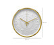 Relógio de Parede Vilma - Dourado, Branco e Dourado | WestwingNow