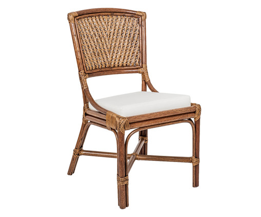 Cadeira de Madeira Eva - Castanho, Branco, Natural | WestwingNow