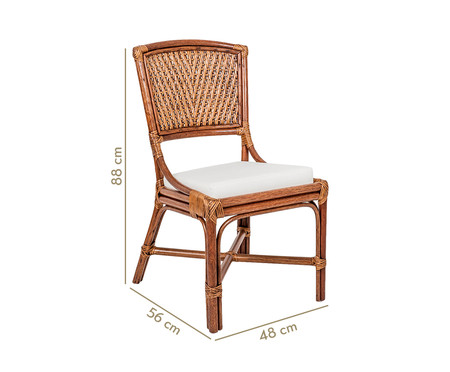 Cadeira de Madeira Eva - Castanho | WestwingNow