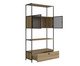 Estante York 2 Portas - Hanover e Preto, Hanover | WestwingNow