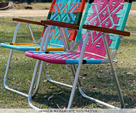 Cadeira Japú - Rosa, Azul Claro e Verde Água | WestwingNow