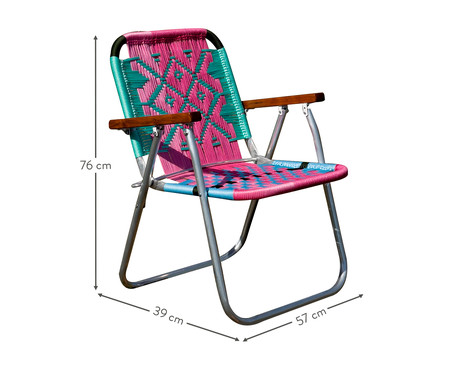 Cadeira Japú - Rosa, Azul Claro e Verde Água | WestwingNow
