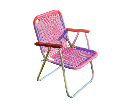 Cadeira Japú - Rosa e Lilás