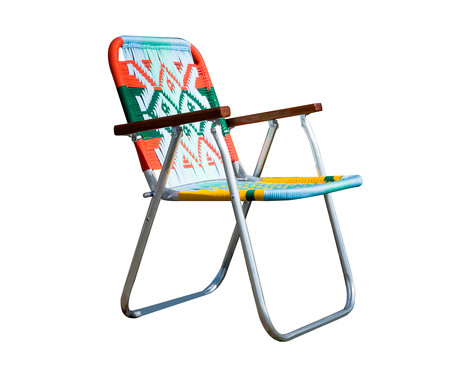 Cadeira Japú - Azul Claro e Colorido | WestwingNow