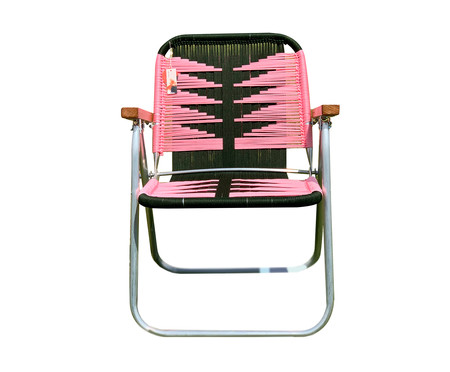 Cadeira Japú - Rosa e Verde Musgo