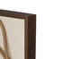 Quadro Artesanal com Vidro Colar Semente de Açaí - 40x170cm, Turquesa | WestwingNow