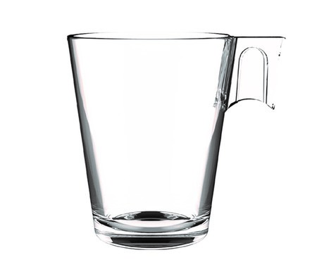 Caneca em Vidro Nick - Transparente