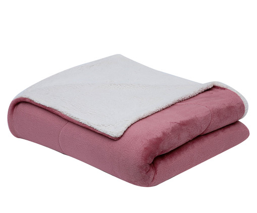 Cobertor Plush Sherpa - Pink Tea, Azaléia | WestwingNow
