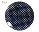Jogo de Pratos Rasos Coup Polka Dots - Azul, Off-White | WestwingNow