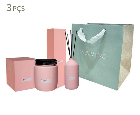 Kit Difusor e Vela Pink Peony Pantone | WestwingNow