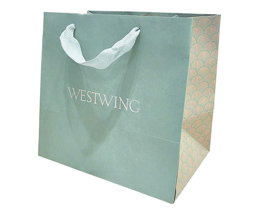 Sacola para Presente Westwing, Verde | WestwingNow
