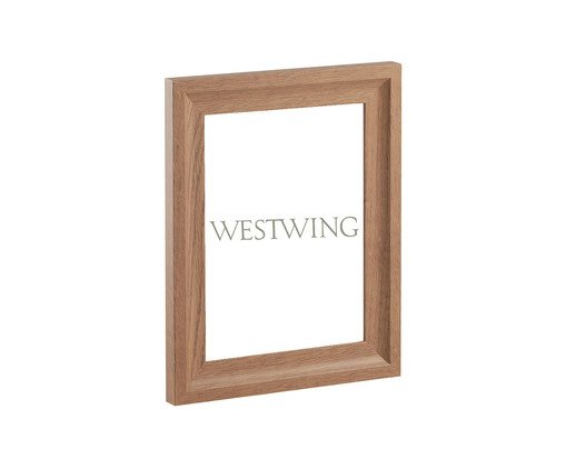 Porta-Retrato Ana Clara - Marrom, Marrom | WestwingNow