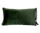 Almofada em Veludo com Franjas Whisper Musgo - 50X30cm, Verde | WestwingNow