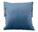 Almofada em Veludo com Franjas Breeze Celeste - 50X50cm, Azul | WestwingNow