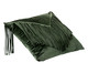 Almofada em Veludo com Franjas Poncho Musgo - 50X50cm, Verde | WestwingNow