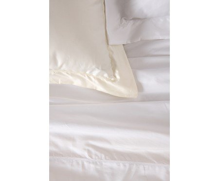 Fronha Finesse Bordado Branco 400 Fios - 70X50cm | Westwing