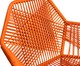 Cadeira Tropicália em Corda Náutica - Terracota e Preto, laranja | WestwingNow