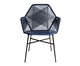 Cadeira Tropicália em Corda Náutica - Azul Marinho e Preto, azul | WestwingNow