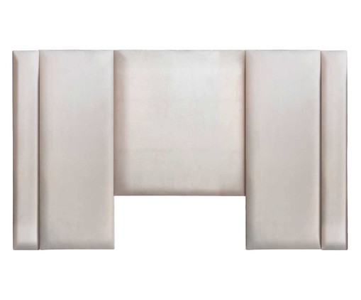 Jogo de Cabeceira Modular Veludo Autoadesivas Bauhaus II - Off White, Off White | WestwingNow