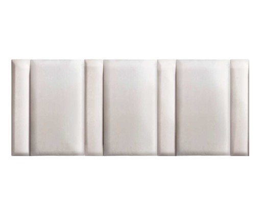 Jogo de Cabeceira Modular Veludo Autoadesivas Bauhaus - Off White, Off White | WestwingNow