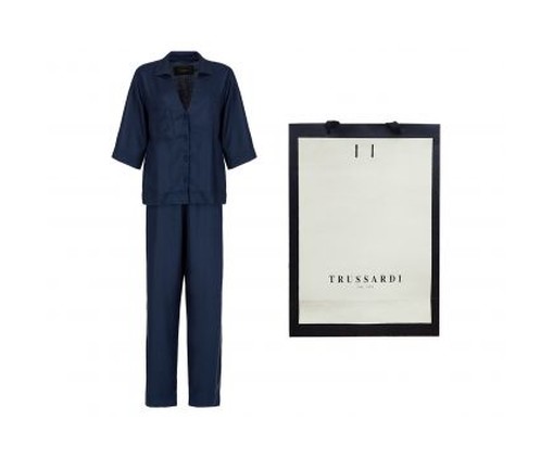 Presente Trussardi Pijama Longo Splendore Azul - P, Azul | WestwingNow