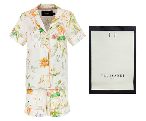 Presente Trussardi Pijama Curto Fiorini - GG, Colorido | WestwingNow