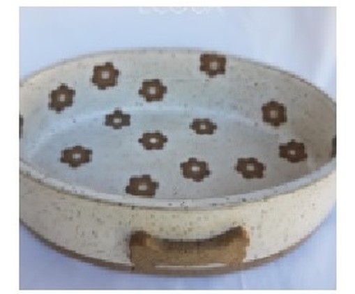 Comedouro Oval em Cerâmica Spring - Colorido, Colorido | WestwingNow