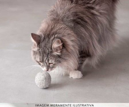 Bola de Lã com Catnip - Cinza | WestwingNow