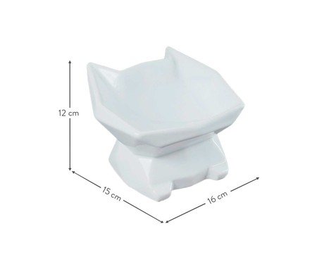 Comedouro Pet Geo - Branco | WestwingNow