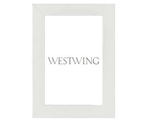 Porta-Retrato Lenny - Branco, Branco | WestwingNow